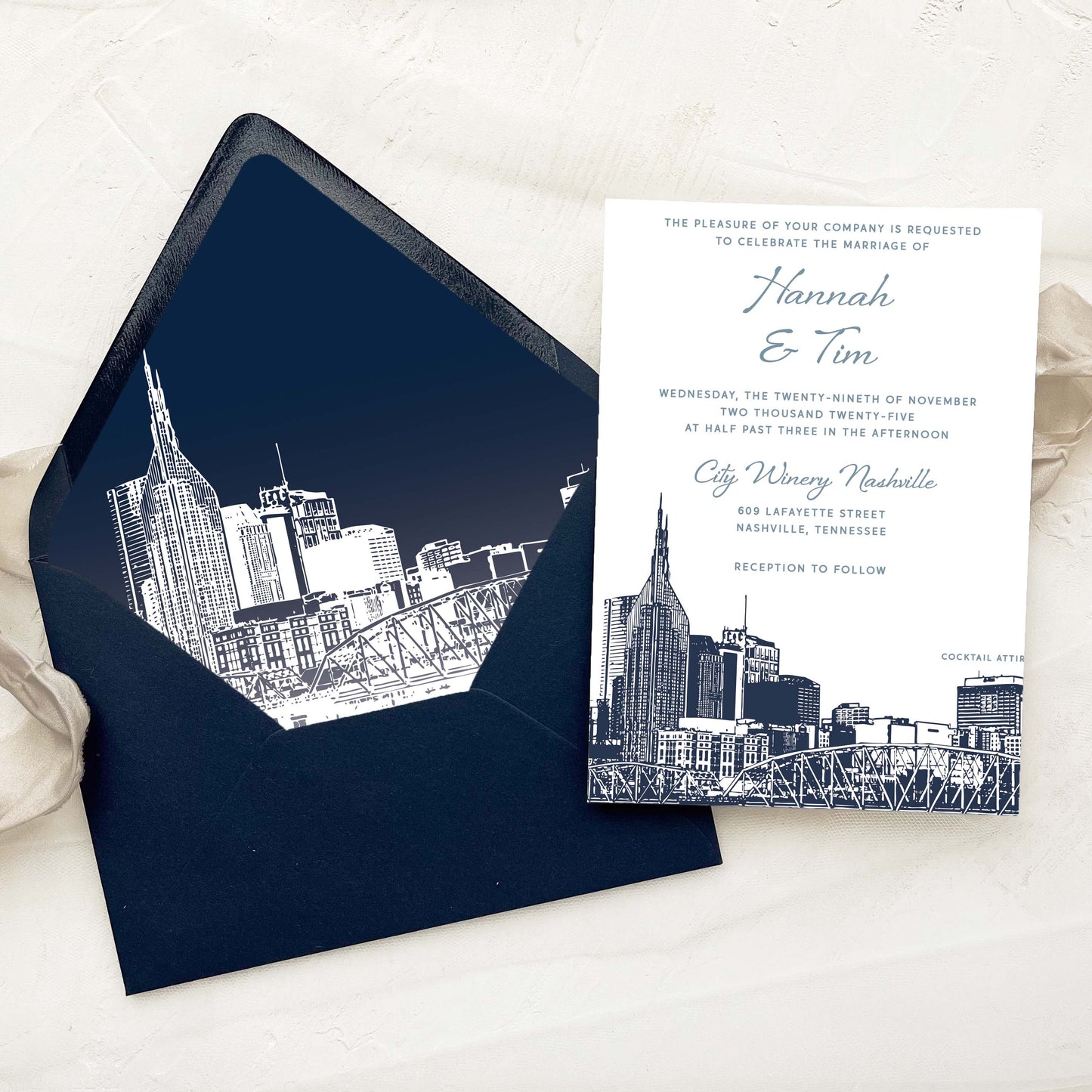 Nashville Wedding Invitation
