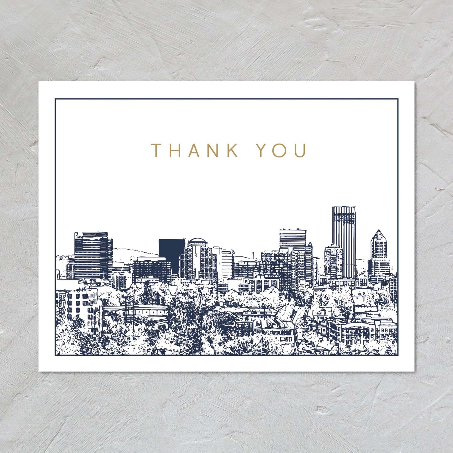 Portland Skyline Thank You Card Set (10 Cards)