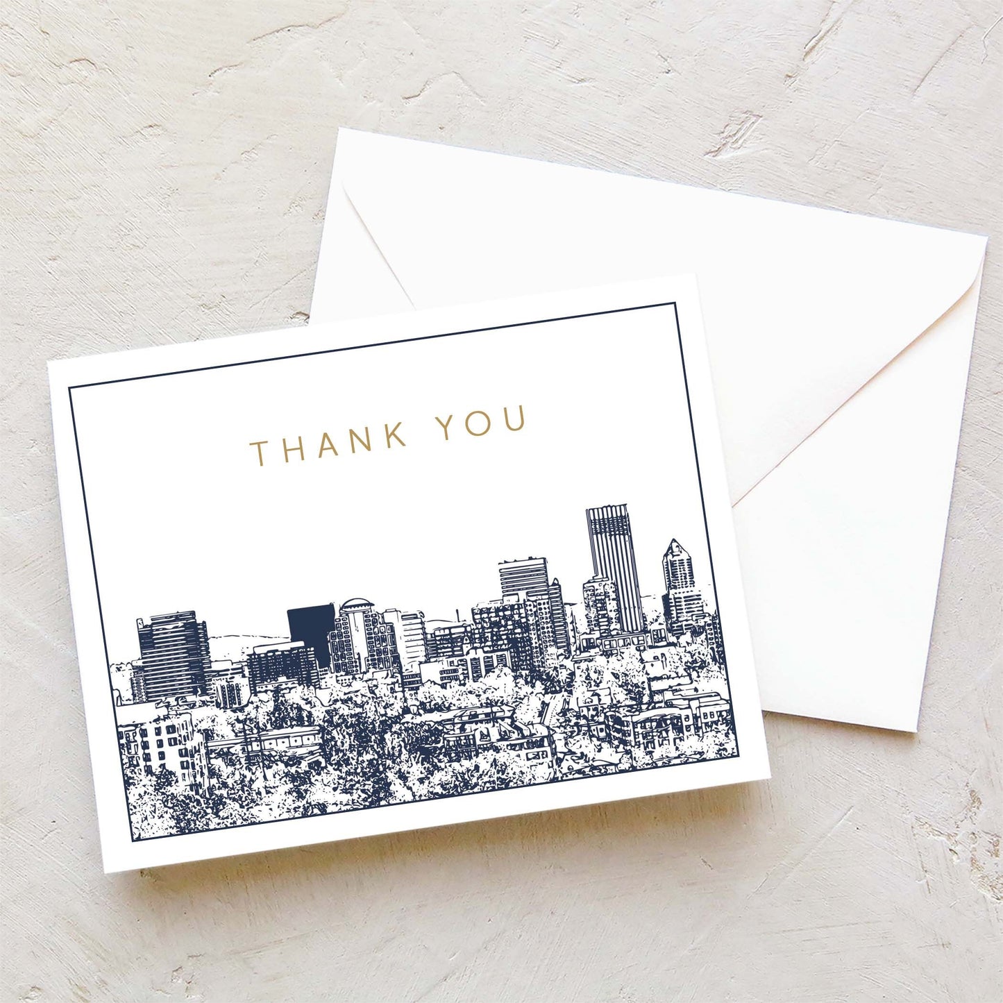 Portland Skyline Thank You Card Set (10 Cards)