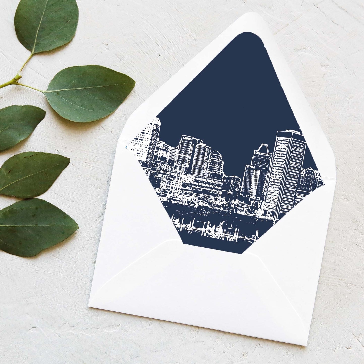 Baltimore Skyline Thank You Card Set (10 Cards)