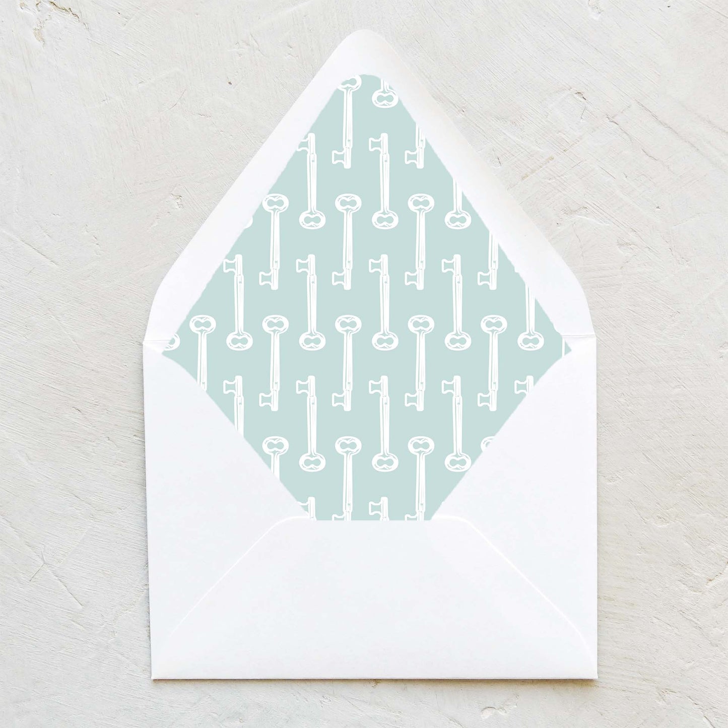Vintage Key - Congratulations on Your New Home Card (Set of 10)