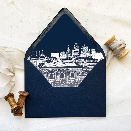 Kansas City Lined Envelope