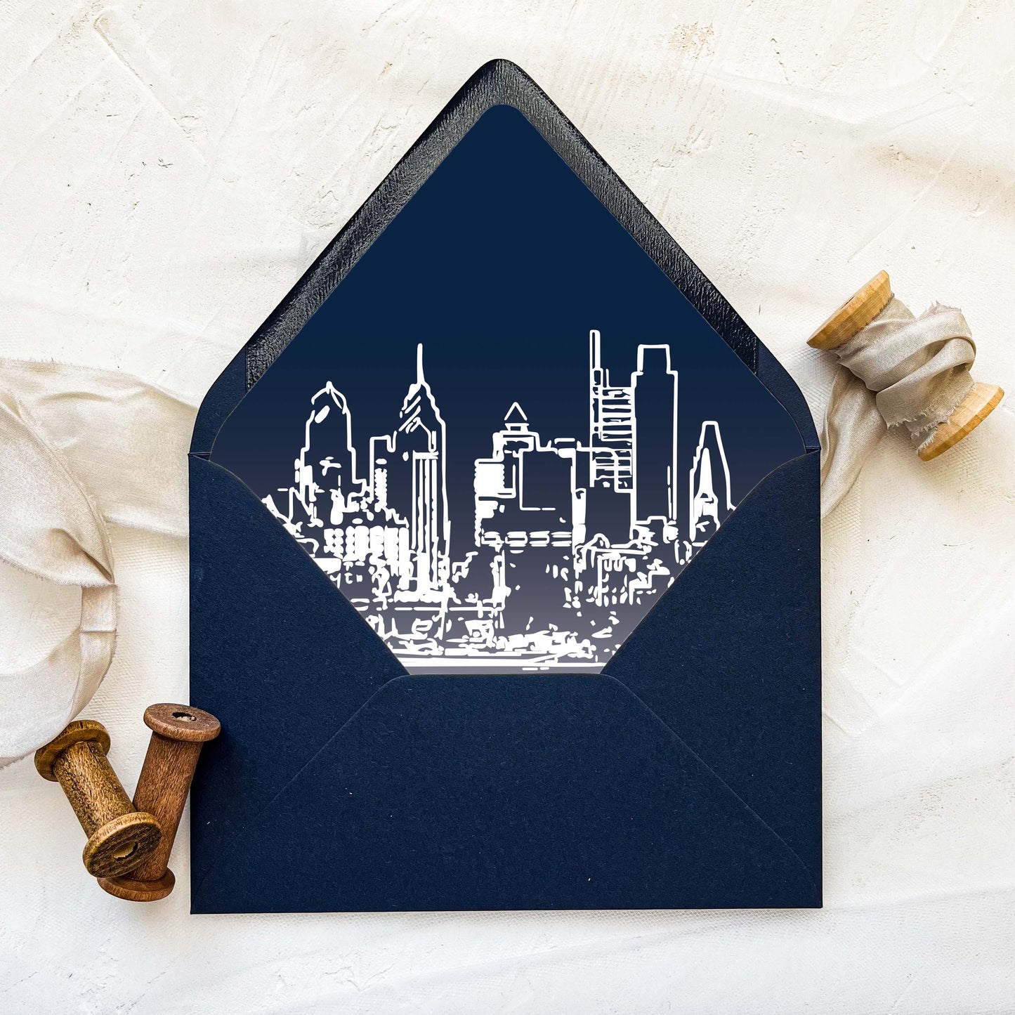 Philadelphia Wedding Invitation