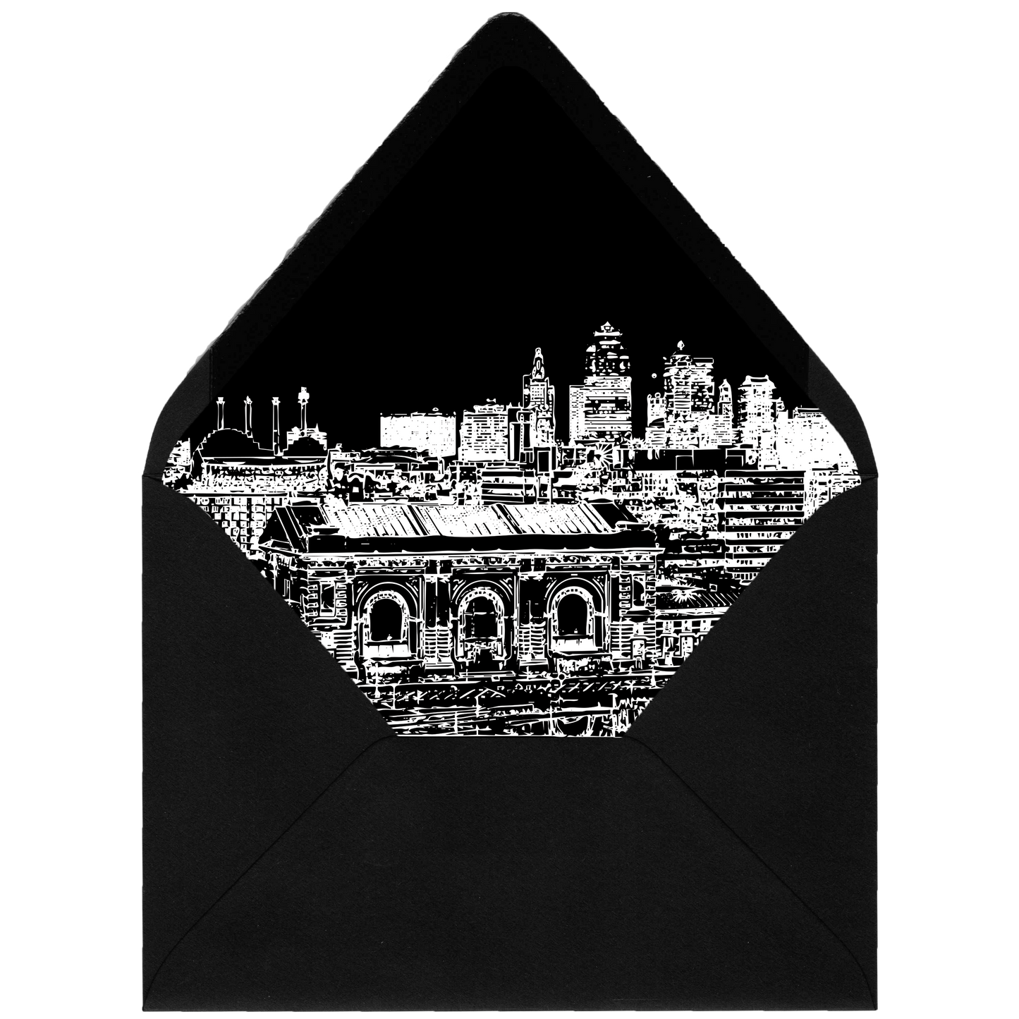 Kansas City Lined Envelope