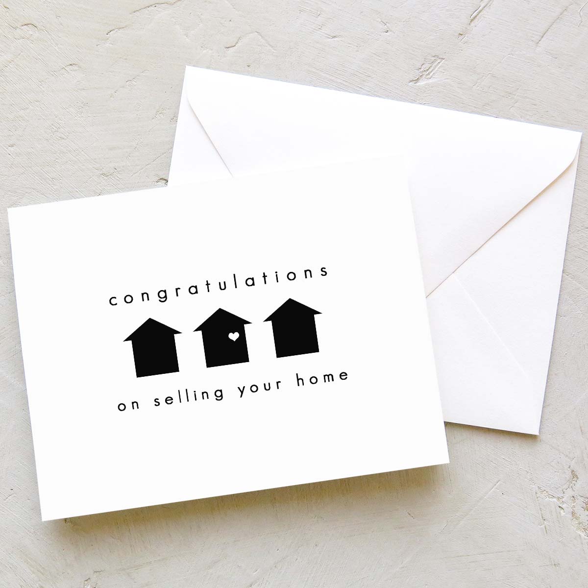 Geo - Congratulations on Selling Your Home Card (Set of 10)