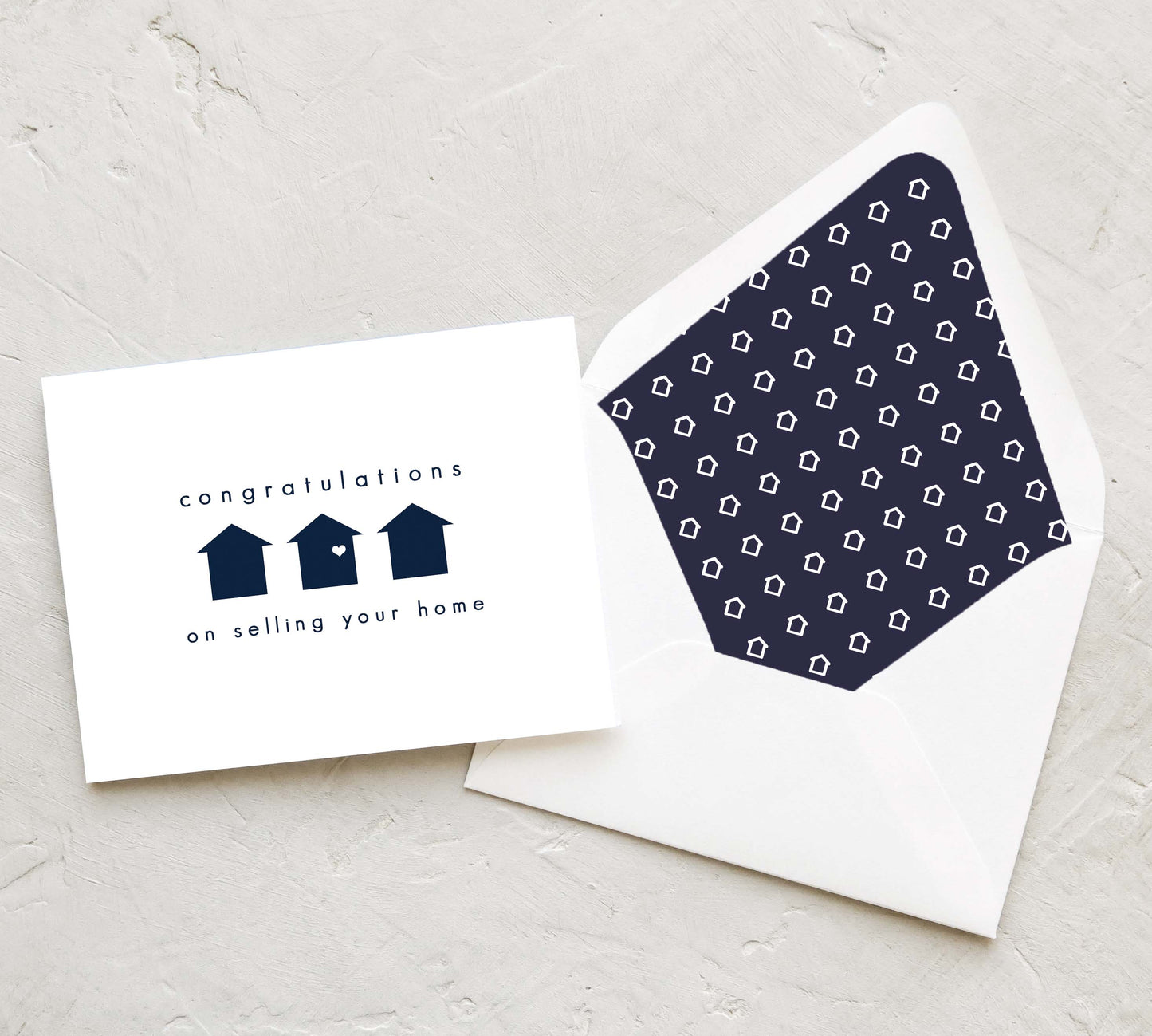 Geo - Congratulations on Selling Your Home Card (Set of 10)