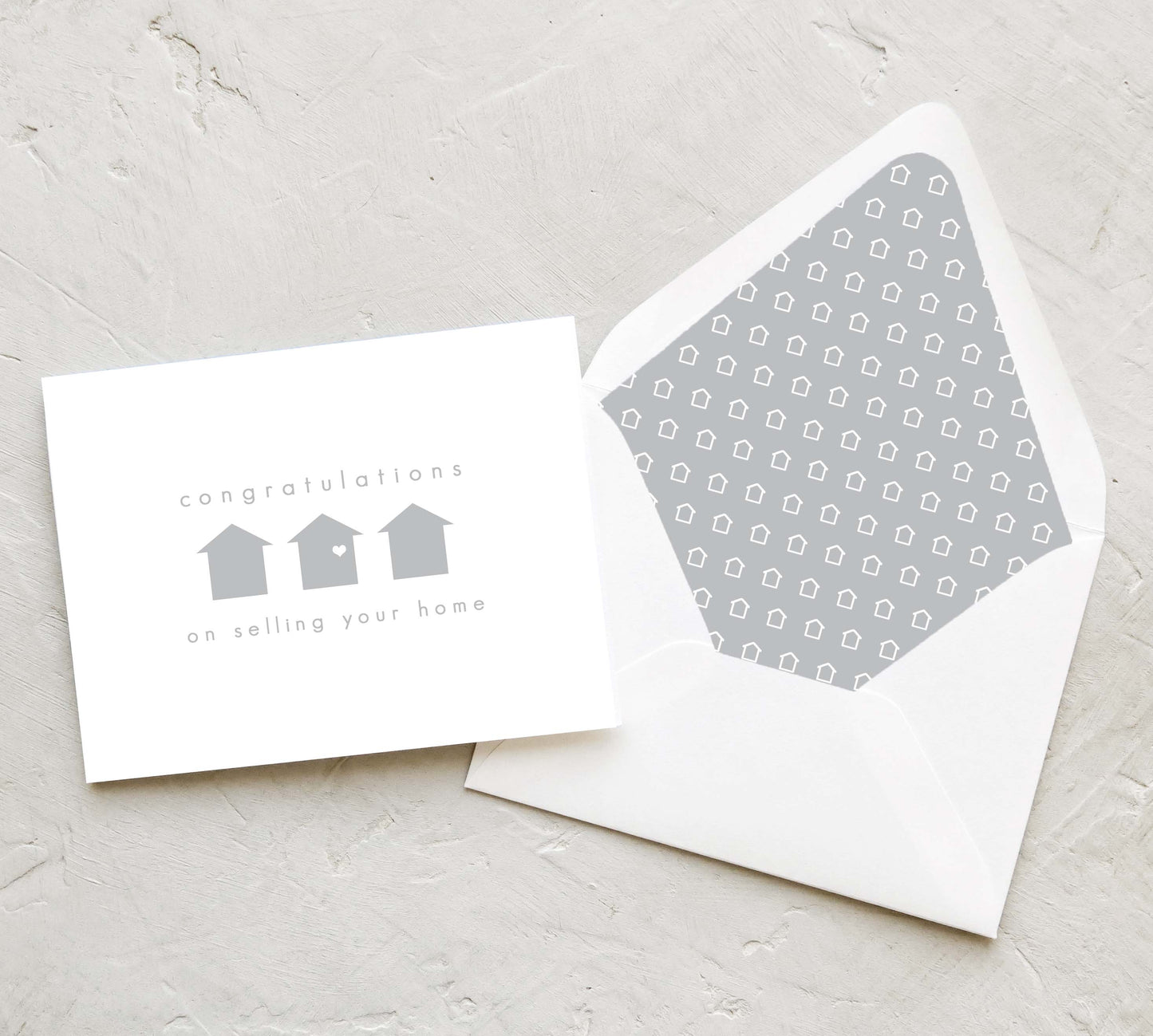 Geo - Congratulations on Selling Your Home Card (Set of 10)