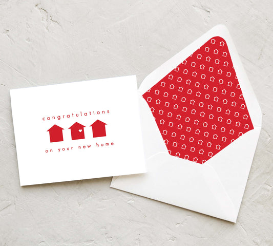 Geo - Congratulations on Your New Home Card (Set of 10)