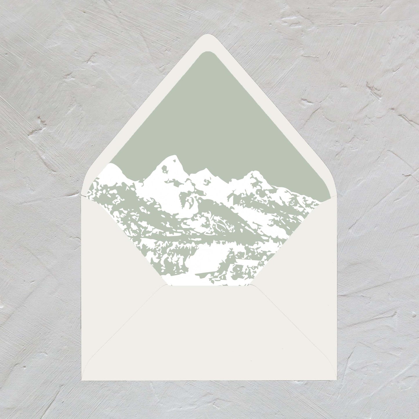 Mountain Lined Envelope
