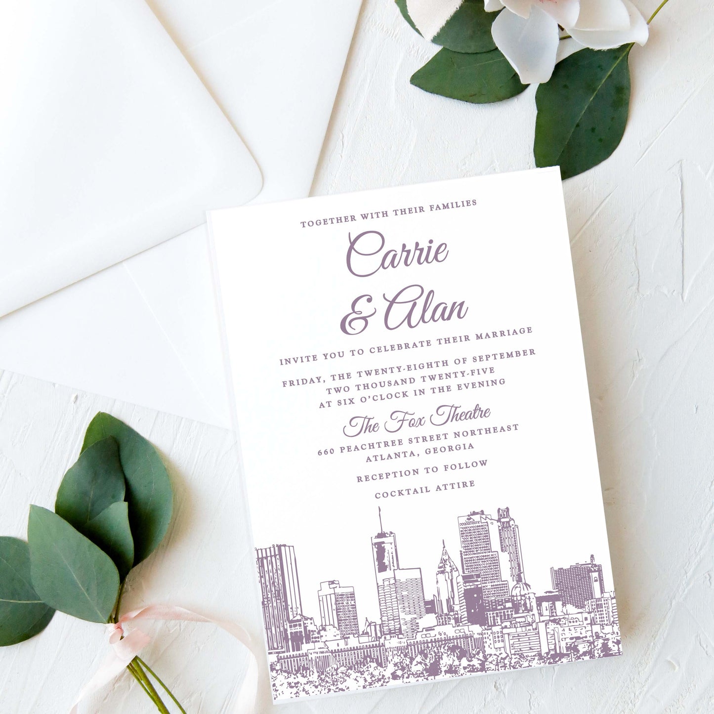 Atlanta Wedding Invitation