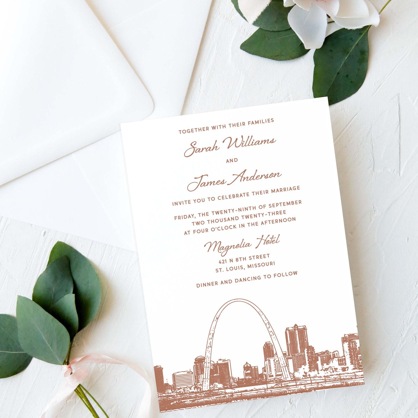 St. Louis Wedding Invitation