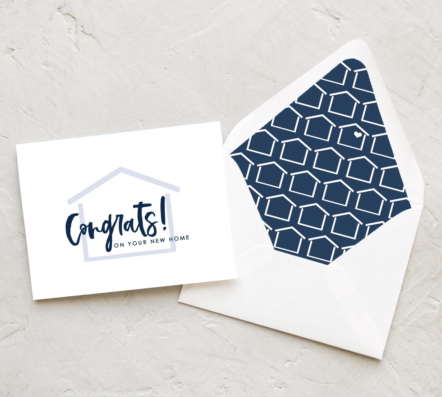 Brush - Congratulations on Your New Home Card (Set of 10)