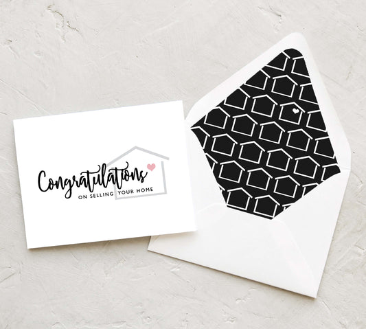 Realtor Congratulations on the Sale of Your Home Card | Shell Collection (Set of 10)