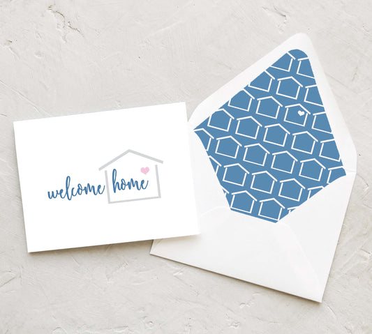Real Estate Greeting Card - Welcome Home | Shell Collection (Set of 10)