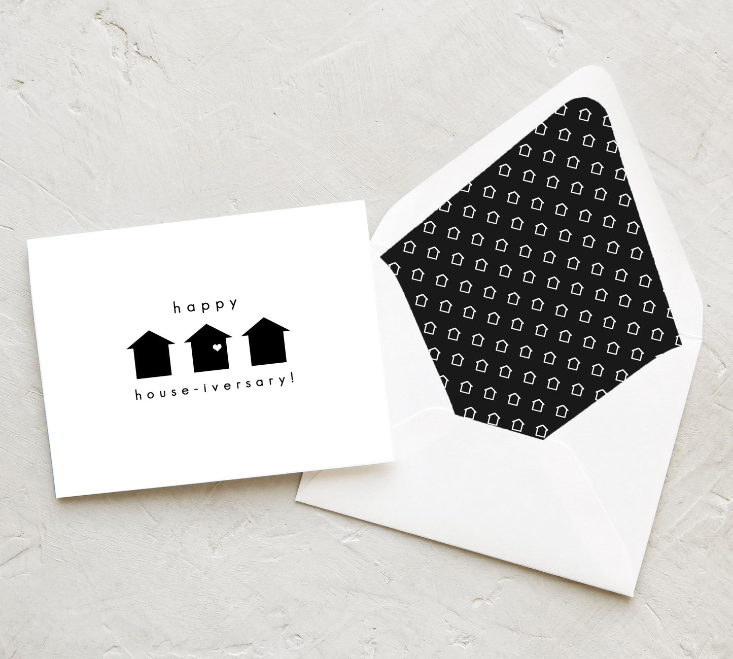 Geo - Happy Home Anniversary Card (Set of 10)