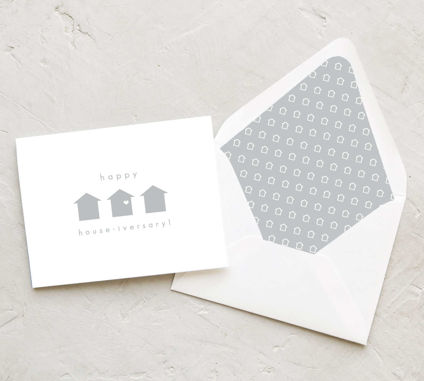 Geo - Happy Home Anniversary Card (Set of 10)