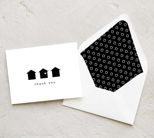 Geo - Thank You Card (Set of 10)