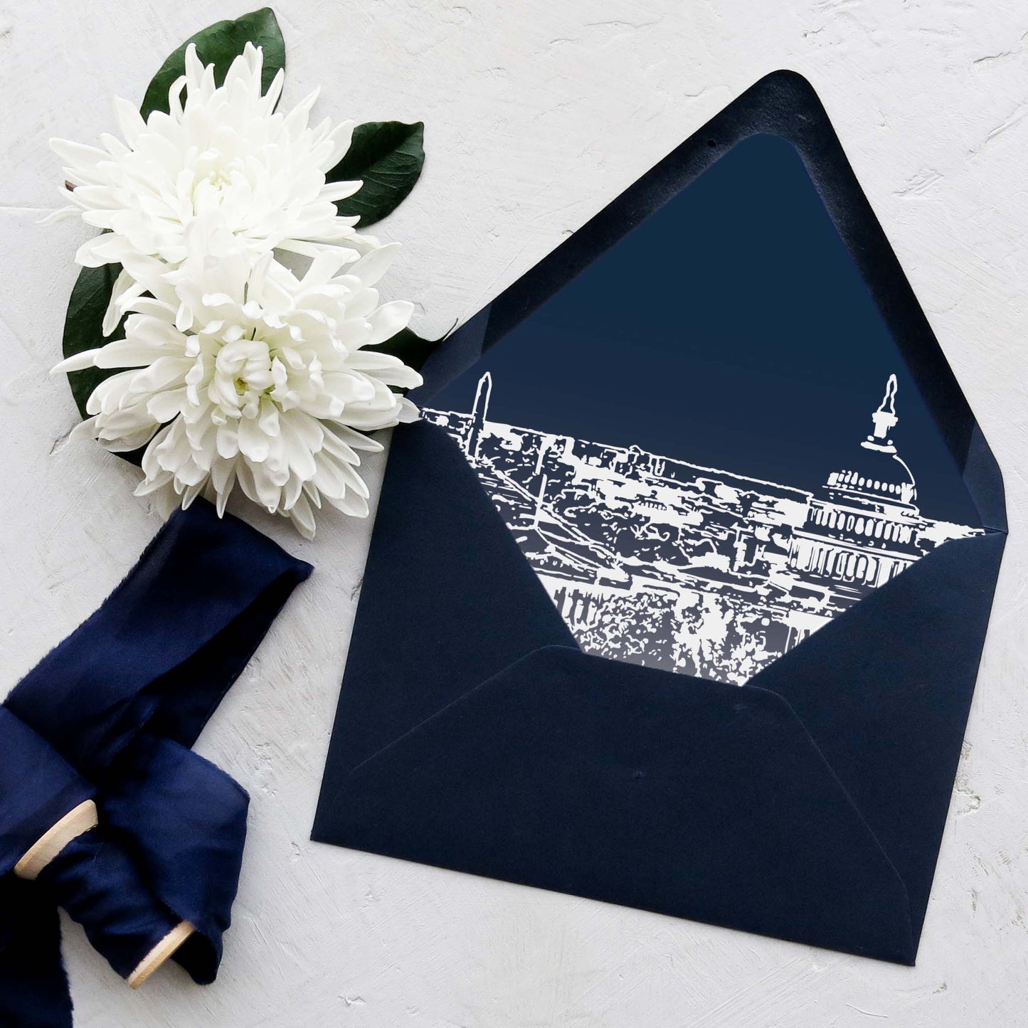 Washington DC Wedding Invitation