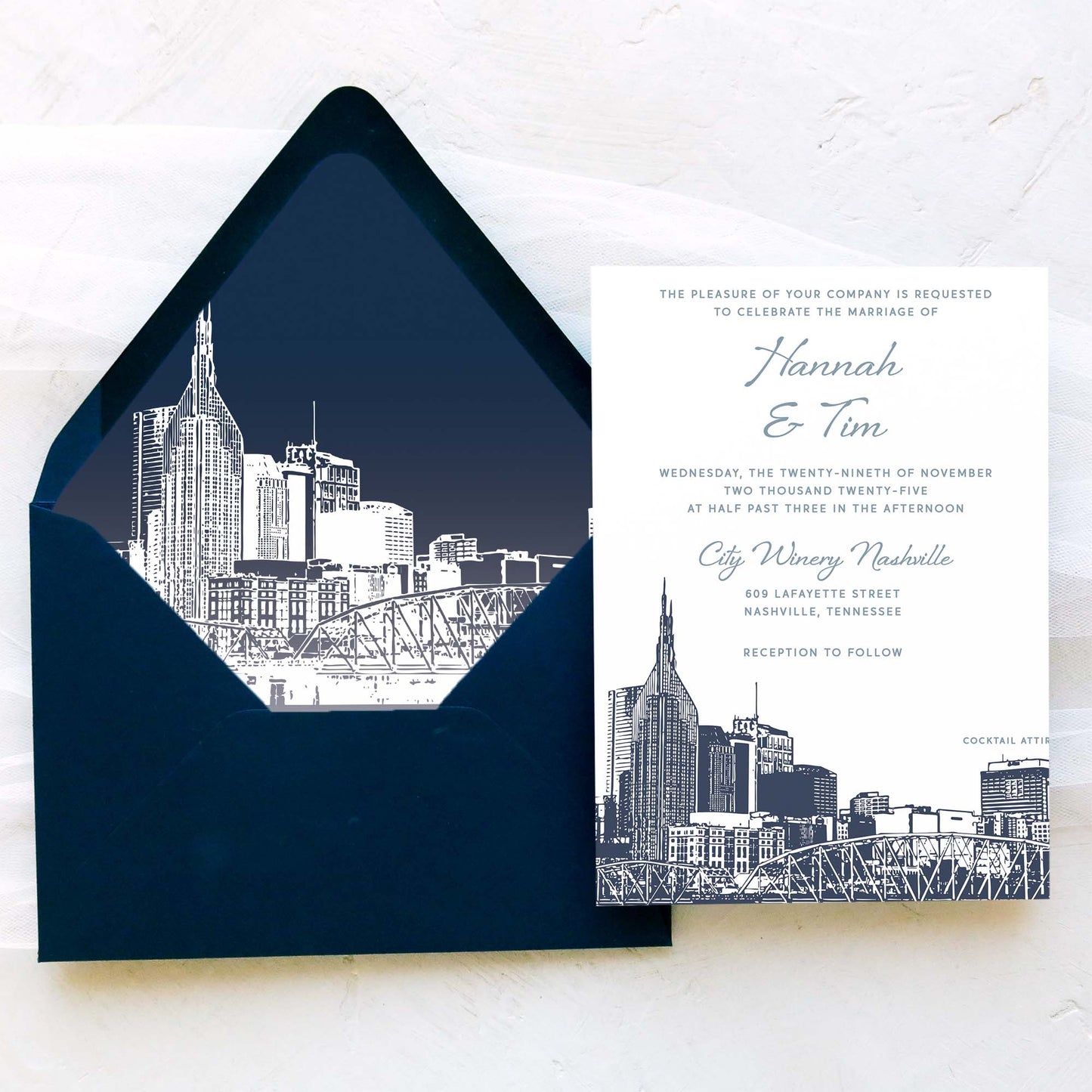 Nashville Wedding Invitation