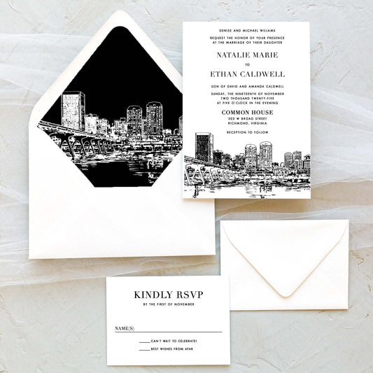 Richmond Wedding Invitation