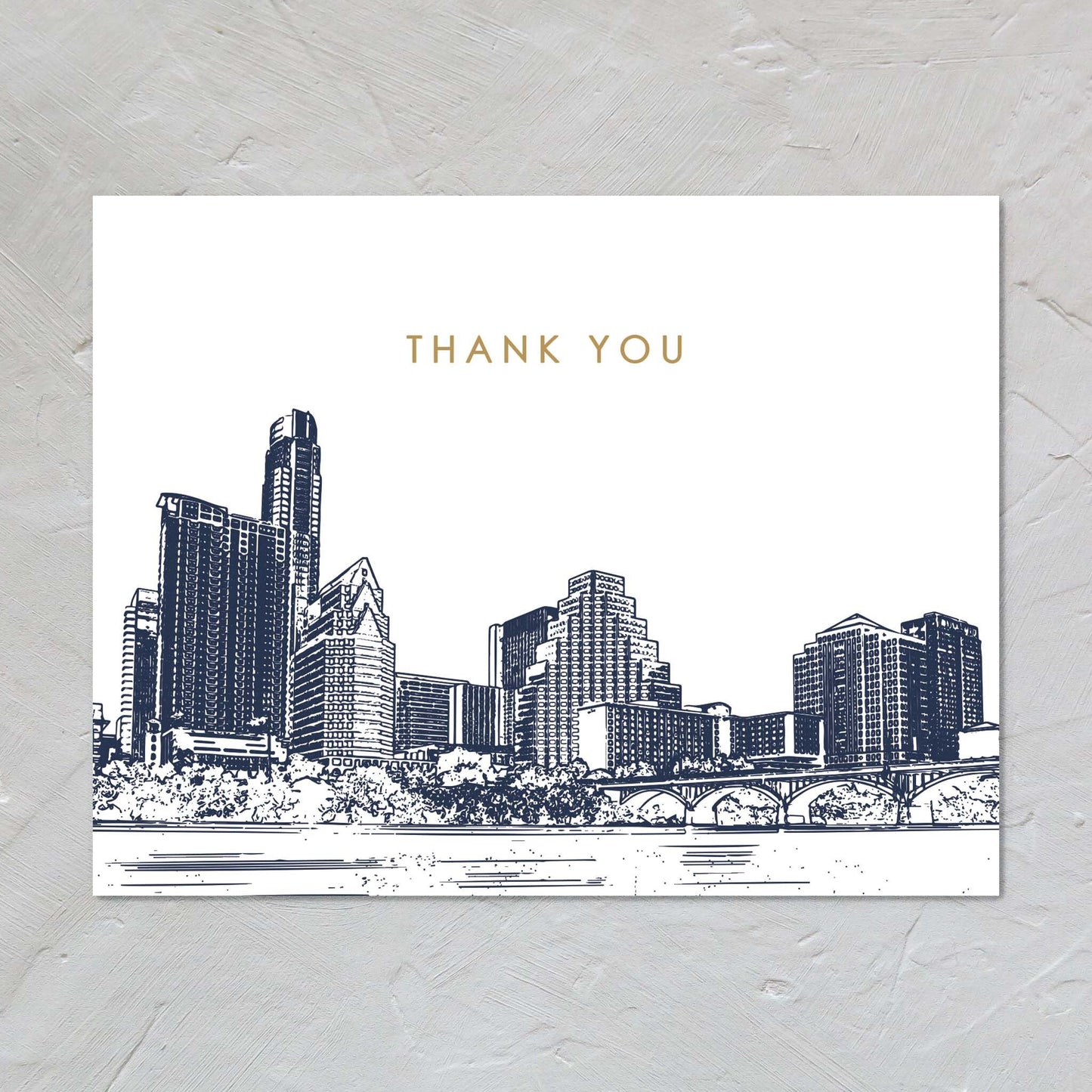 Austin Skyline Thank You Card Set (10 Cards)