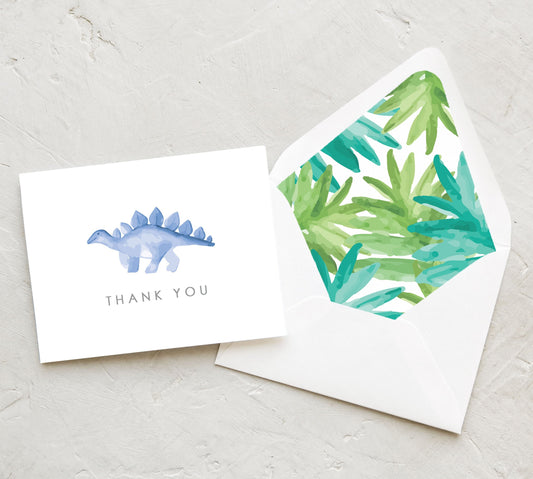 Dinosaur Thank You Card Set (10 Cards)