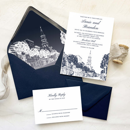 Charleston Wedding Invitation