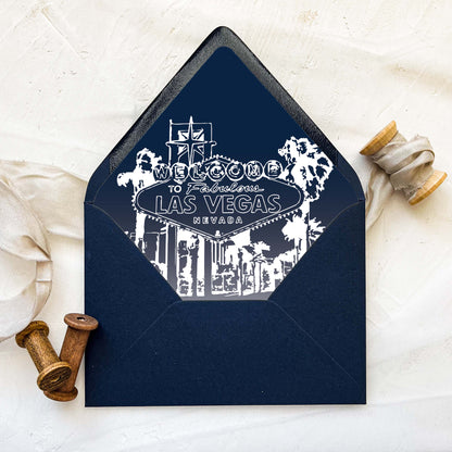 Las Vegas Wedding Invitation