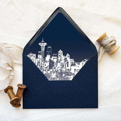 Seattle Wedding Invitation