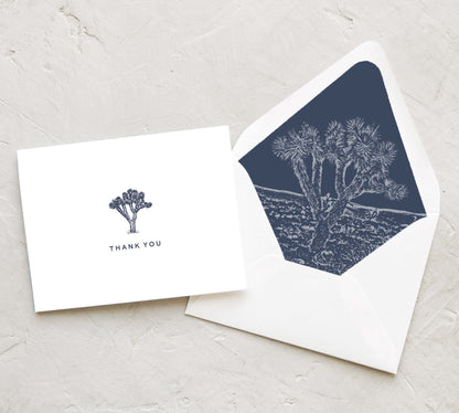 Joshua Tree Thank You Card (Set of 10)