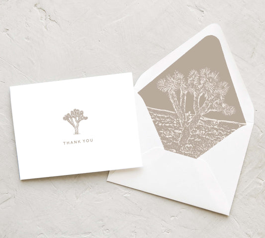 Joshua Tree Thank You Card (Set of 10)