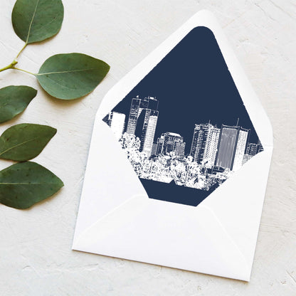 Phoenix Skyline Thank You Card | Set of 10