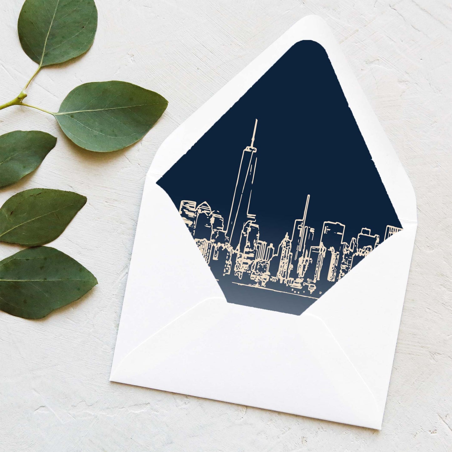 New York City Skyline Thank You Cards | Set of 10