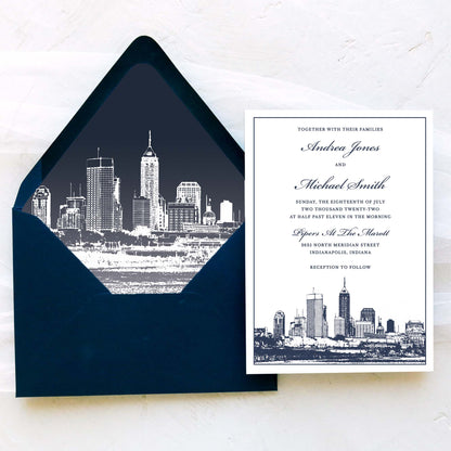 Indianapolis Wedding Invitation
