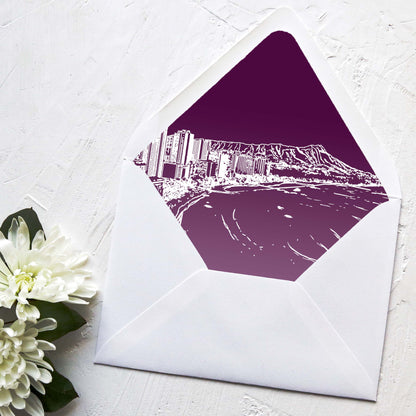 Honolulu Wedding Invitation