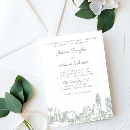 Charlotte Wedding Invitation
