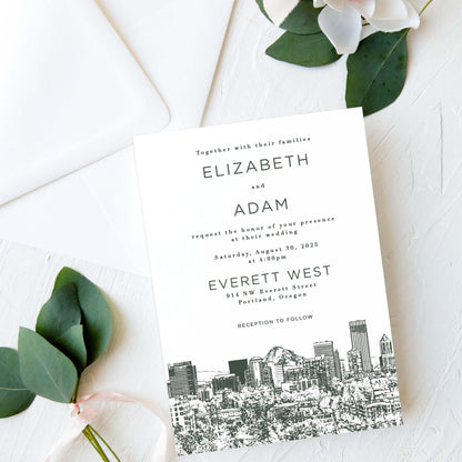 Portland Wedding Invitation