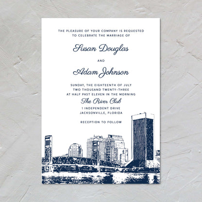 Jacksonville Wedding Invitation