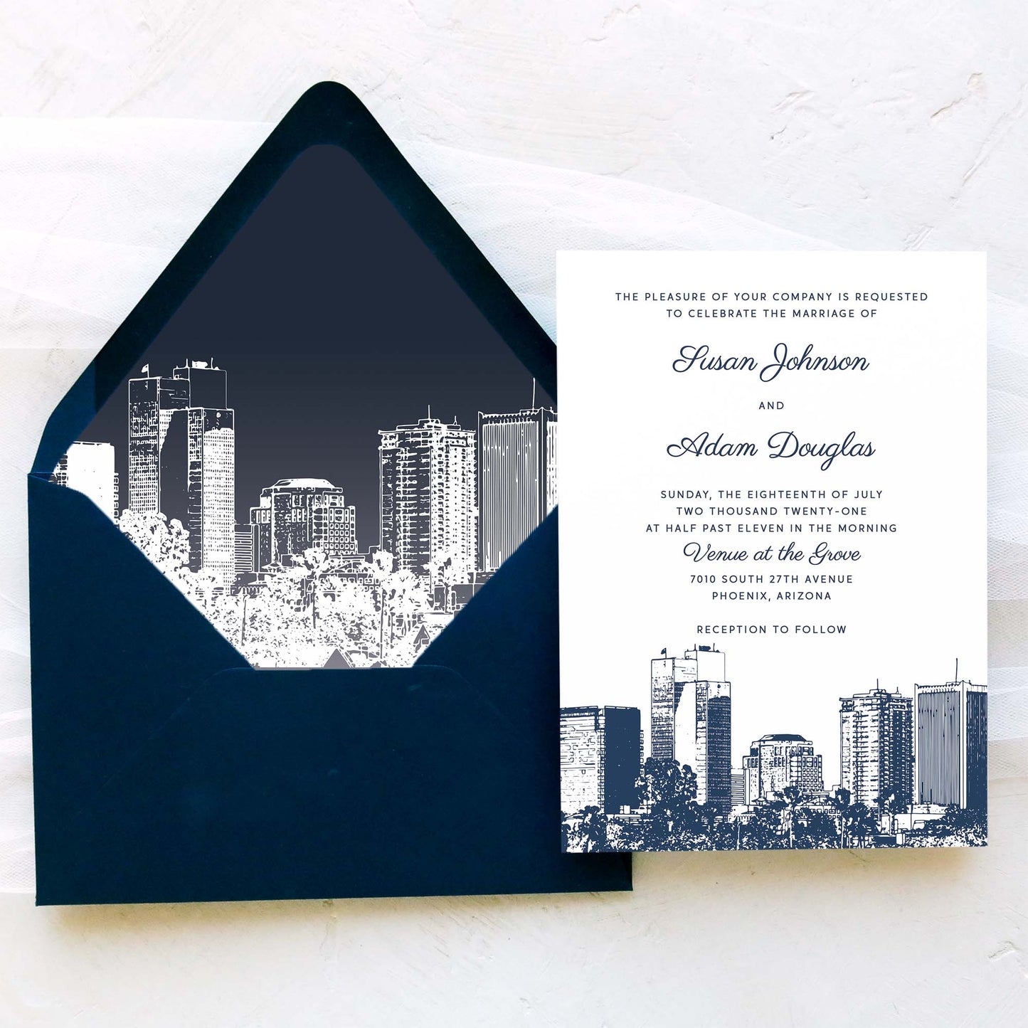 Phoenix Wedding Invitation