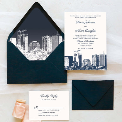 Phoenix Wedding Invitation