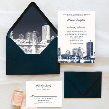 Jacksonville Wedding Invitation