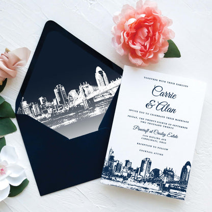 Cincinnati Wedding Invitation