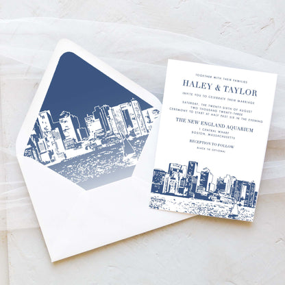 Boston Wedding Invitation