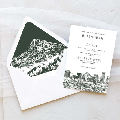 Portland Wedding Invitation