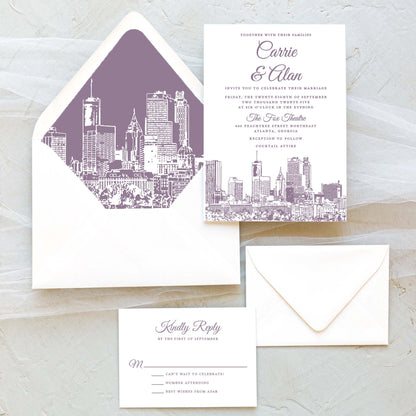 Atlanta Wedding Invitation