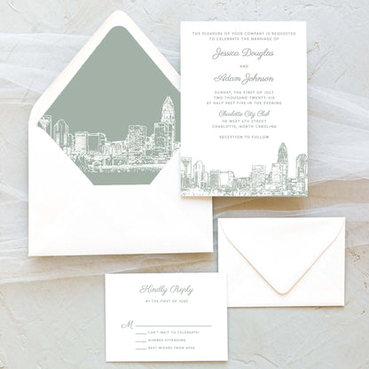 Charlotte Wedding Invitation